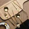High Quality Golden Stainless Steel Cutlery Set thumb 4