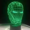 3D acrylic iron man light thumb 1
