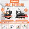 15x12 Inch 8 in 1 Heat Press Machine 360-Degree Swing Away thumb 1