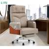 Office Chair: Director Boss Leather Pillow Ergonomic Chair thumb 1