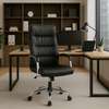 Modern High-Back Leather Executive Swivel Chair thumb 0