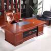 Office Desk; 1600mm Mahogany Table thumb 0