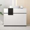 Reception Desk : White Welcoming Front Office Desk thumb 4