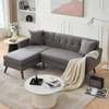 Gray L-Shaped Living Room Sofa thumb 0