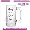 CLEAR GLASS MUG Branded with your details thumb 2