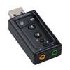 External Mini USB 2.0 3D Virtual 480mbps 7.1 Soundcard thumb 0