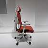 Office Chair: Orange Orthopedic Lumber Support Office Chair thumb 1