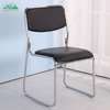 Stackable Leather Office Chairs – Chrome Metal Frame thumb 2