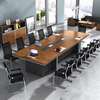 2.4 M Rectangular Wooden Executive Boardroom Table thumb 5