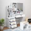 Home Vanity: White Wood Dressing -Makeup Vanity thumb 0