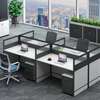 Office Desk : Modern Workstation of 4 with Open Space thumb 5