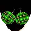 Womens Green maasai shuka earrings thumb 1