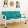 Office Bench: Green Heavy Duty Leather Bench thumb 4