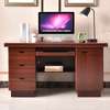 Office Desk: 140cm Mahogany Office Desk thumb 0