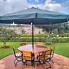 Garden bench tables/umbrella thumb 2