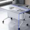 Modern Foldable Meetingtraining Table Mdf Wood Surface thumb 1