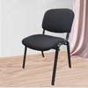 Stackable Black Conference Chair –Heavy-Duty Metal Frame thumb 1