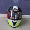 SMK Stellar Swank White Sports Bike Helmet thumb 6