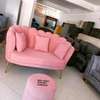 Latest pink two seater sofa/pouf/Love seat thumb 5