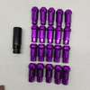 Aluminum Alloy Lug Nuts –purple thumb 1