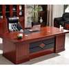 Office Desk: 180cm Mahogany Executive High Performance Desk thumb 1