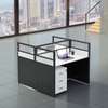 2 Way Office Workstation Desks with Drawers thumb 5