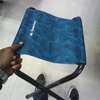 Blue foldable portable travel seat 110 kg max thumb 0