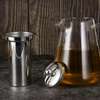 ✅950ml Teapot with infuser borosilicate thumb 1