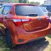 Toyota Vitz hybrid orange 2018 thumb 5