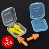 2 Noise Reduction Ear Plug Case With Plastic Box Silicone thumb 8