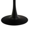 Coffee Table: Black Round Marble Top Home Coffee Table thumb 1