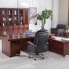 Mahogany 1.8m Executive Ceo Office Desk With Storage thumb 3