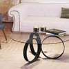 *Sienna Glass Coffee Table with Round Stands thumb 1