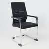 Black Ergonomic Mesh Visitors Waiting Chair thumb 0