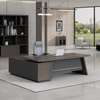 Executive L-Shape Office Desk with Wooden Surface thumb 2