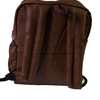 Brown with Ankara Strip Laptop Bag thumb 1