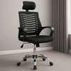 Ergonomic Secretarial Office Chair with Adjustable Headrest thumb 0