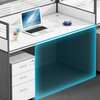 Office Workstation:  Blue Partitions Two-Way Workstation thumb 4