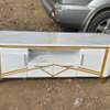 Oval TV Stand with Marble Top thumb 5
