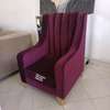 Modern one seater purple sofa set thumb 2