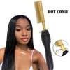 Electrical hair  straightening & curling hot comb thumb 2