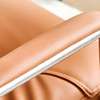 Brown Leather Quality Ergonomic Office Seat thumb 4