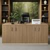 Office Cabinet; Wooden Four Credenza Cabinet thumb 0