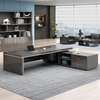 Office Desk: 2 - Piece Executive Home Office Executive Desk thumb 3