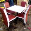 Classic modern 4 seater round dining set thumb 2