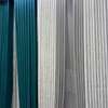 Elegant Teal & White Blackout Curtains Floor-Length thumb 0