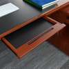 Office Desk: Large Executive Desk With Dual Side Cabinets thumb 1