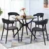 Office Chair: White Plastic Dining chair thumb 4