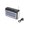 NS-1587BT Portable Solar FM Radio That Can Use E lectricity,Batteries Or Solar Panel- Varying Colour thumb 1