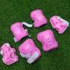 Pink  kids protective elbow and knee pads thumb 0